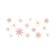Daisy flowers cup wrap