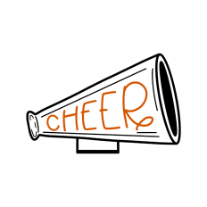 cheer megaphone design