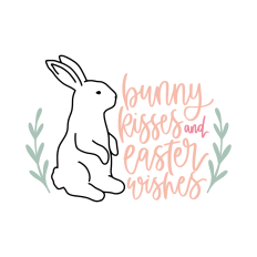bunny kisses and easter wishes