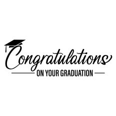 Congratulations on Your Graduation Sentiment for Cards