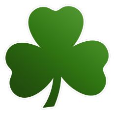 Shamrock Sticker for St. Patrick's Day