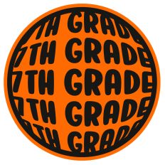 Seventh Grade Layered Monogram