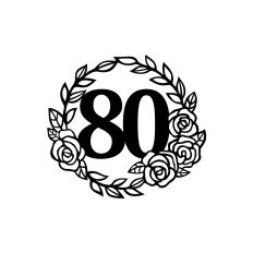 80th rose