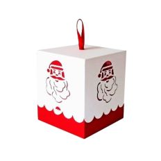 80mm Santa Bauble/Ornament Box