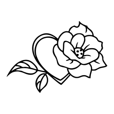 HEART AND FLOWER