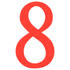 Number Eight Shape
