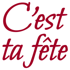 C'est ta fete French Birthday Sentiment