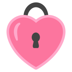 Heart Lock for Valentine's Day