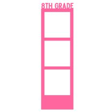 Eighth Grade Photostrip Frame