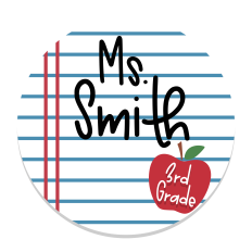Customized Teacher's Name
