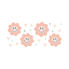 Daisy flowers cup wrap