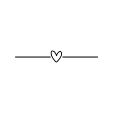 Heart divider border