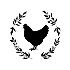 chicken wreath frame