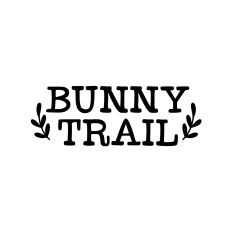 bunny trail easter sign
