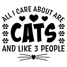 All I Care About Are Cats and Like 3 People