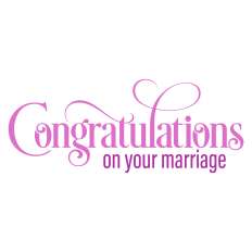 Congratulations on Your Marriage Sentiment