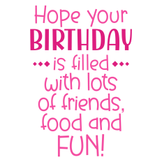 Happy Birthday Card Sentiment