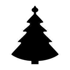 Christmas Tree Silhouette