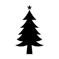 Christmas Tree Silhouette