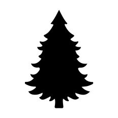 Christmas Tree Silhouette