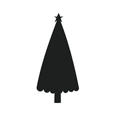 Christmas Tree Silhouette