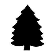 Christmas Tree Silhouette