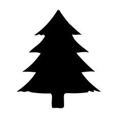 Christmas Tree Silhouette