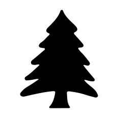 Christmas Tree Silhouette