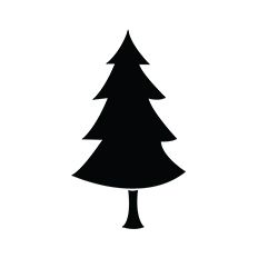 Christmas Tree Silhouette