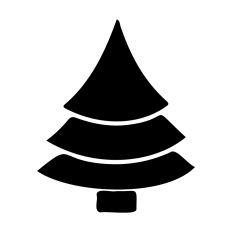 Christmas Tree Silhouette