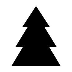 Christmas Tree Silhouette