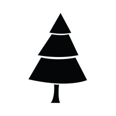 Christmas Tree Silhouette
