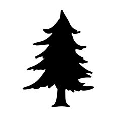 Christmas Tree Silhouette