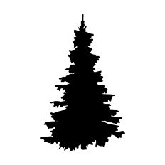 Christmas Tree Silhouette