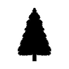 Christmas Tree Silhouette