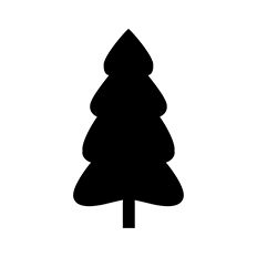 Christmas Tree Silhouette