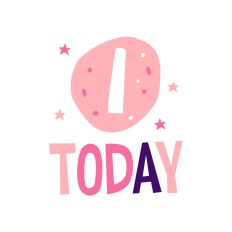 one today, First 1st Birthday