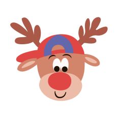Reindeer Boy Ball Cap
