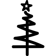 minimal simple christmas tree
