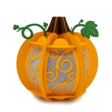 Pumpkin Swirl Lantern