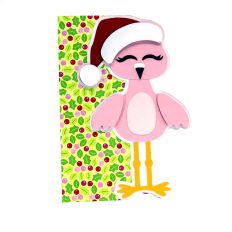 Flamingo Shaped Card