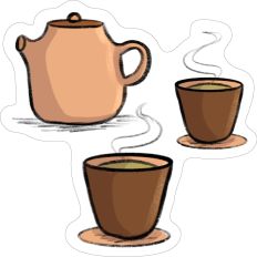 Anime Tea Set