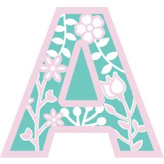 Layered blooming flowers A