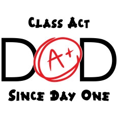 A+ Dad – Class Act SVG Design