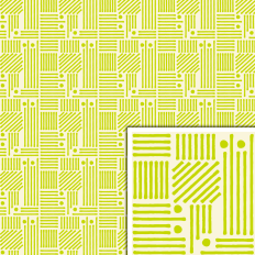 Lime Linear Rhythm