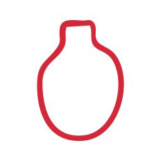 Abstract Vase Outline