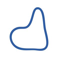 Abstract Irregular Outline Shape