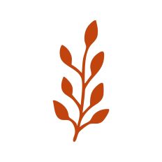 Leaf Stem Silhouette