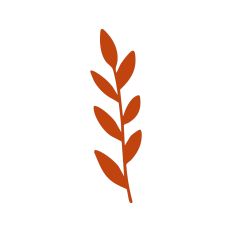 Leaf Stem Silhouette