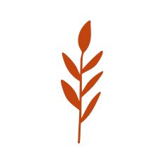 Leaf Stem Silhouette